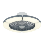 Smart Remote Control Dimmable Ceiling Fan With LED Light