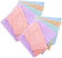 10 Pieces Of Coral Fleece Washcloths Ultra-soft 30X30CM Microfiber Face