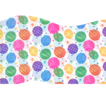 Festive Balloons Wrapping Tissue 25 Sheet Pack
