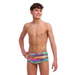 Funky Trunks Boys Sidewinder Trunks Static Stack