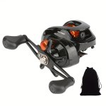 1PC 6.3:1 Gear Ratio Metal Fishing Reel Lightweight Spool 8KG 17.64KG Max Drag Baitcasting Reel For Saltwater