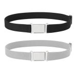 Xzqtive 2 Pack Kids Adjustable Magnetic Belt Boys Girls Elastic Belt With Easy Magnetic Buckle