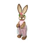 Grass Bunny With Pink Dress 58CM
