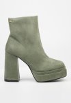 Shock 2 Platform Block Heel Boot - Olive