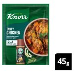 Knorr Tasty Chicken With Robertsons Chicken Spice 2 In 1 Stew Mix 45G