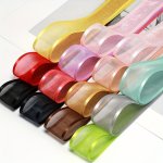 1PC 5YARDS 25MM Satin Edge Organza Ribbon For Bow Wedding Christmas Decoration Handmade Diy Gift Wrapping Jewelry Making Supplie