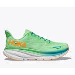HOKA Men's Clifton 9 Wide - Zest lime Glow - UK10