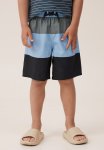 Cotton On Bobby Board Short - Swag Green block Stripe