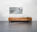 New Magnetic Glass Board Artverum 780 X 480 – Fairfaced Concrete – SIGEGL148