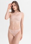 Statement Wildflower Pullover Bandeau Bralette - Rose Quartz