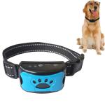 Rechargeable Waterproof Intelligent Identification Automatic Lock Bark Stop Sky Blue