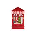 LED Water Spinner House Red 9 3X16X25 5CM