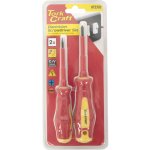 Tork Craft Screwdriver Insulated 2PC Vde 3.5X75MM Slotted & PH1X80MM