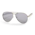 Silver Metal Temple Detail Sunglasses