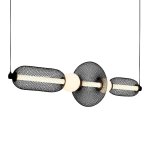 Meshline LED Pendant Light Sand Black