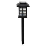 Garden Light - Outdoor Accessories - Solar - Plastic - Black - 2 Pack