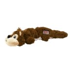 KONG Scrunch Knots Brown Squirrel Plush Toy Small medium Waggs Pet Shop