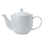 Maxwell & Williams White Basics Diamonds Teapot 800ML - White 800ML Regular