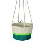 Hanging Planter - Moss Green - Wide-medium