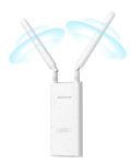 Brostrend AC1200 Outdoor Wifi Extender Long Range Dual Band 5GHZ + 2.4GHZ IP65 Weatherproof Gigabit Signal Booster Poe Powered W