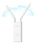 Brostrend AC1200 Outdoor Wifi Extender Long Range Dual Band 5GHZ + 2.4GHZ IP65 Weatherproof Gigabit Signal Booster Poe Powered With Passive Poe In