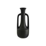 Black Handled Ceramic Vase