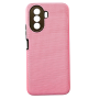 Cover For Huawei Nova Y70 & Y71 - Dual-layer Grain Style Case - Pastel Pink