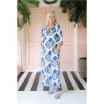 Bella Long Shirt Dress Blue Lagoon