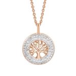 Cde Tree Of Life Necklace With Swarovski Crystals