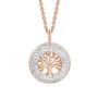 Cde Tree Of Life Necklace With Swarovski Crystals