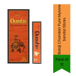 Pure Mysore Sandal Incense Sticks Chandan Premium Agarbatti For Prayer & Meditation Authentic Sandalwood Fragrance & Calming Aro