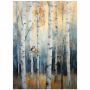 FSC0006 Printed Wall Hanging Prints Forest Of Birch Trees