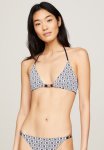 Tommy Hilfiger Reversible Triangle Bikini Top - Blue & Black
