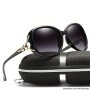 Ladies Classic Polarized Fox Head Point Brick Outdoor Driving Fashion Fashion Glasses