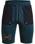 Men's Ua Rival Terry Scribble Shorts - Blue Note LG