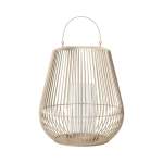 Lantern - Powder Coated Steel In Sand-beige: Small 46X53CM Nidea
