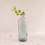 Glass Vase - Teal - 16.5CM Height
