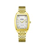 Ultra Slim Tonneau Gold Bracelet Women's Dress Watch LB08018 06