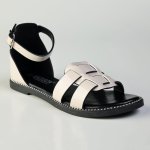 Madison Closed Back Sandal - Nude Patent - 8