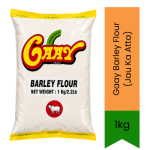Barley Flour Jau Ka Atta 1KG - Nutrient-rich Whole Grain Flour For Healthy Roti Flatbreads & Baking Delivers High Dietary Fiber