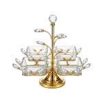 Dessert Server With 4 Bowls Gold