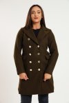 Jenna Midaxi Length Melton Winter Coat