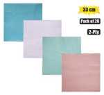 Serviettes 2PLY 33CM 20PC Pastel Marketplace Brits Bros