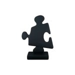 Sculpture Puzzleresin Male Black 38CM