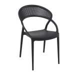 Sunset Chair - Fully Polypropylene - Black