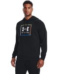 Men's Ua Rival Fleece Graphic Hoodie - Black XS