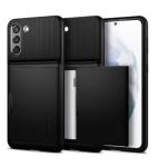 Spigen Samsung Galaxy S21 Premium Slim Armor Card Case Black