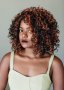 Wigs Madison Black & Auburn Ombre Curly Wig