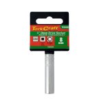 Tork Craft Socket 8MM 1 4" Dr Deep Crv 12PT
