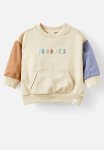 Cotton On Alma Drop Shoulder Sweater - Rainy Day steel Buddies Colourblock